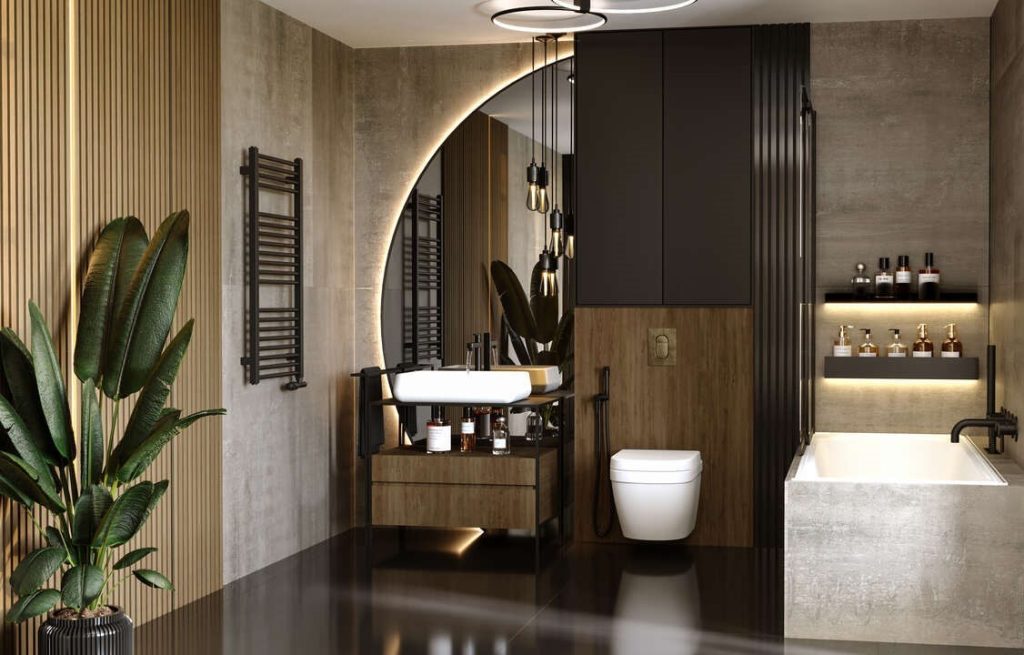 Grzejnik łazienkowy Luxrad BARVA wizualizacja